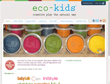 Tablet Screenshot of ecokidsusa.com